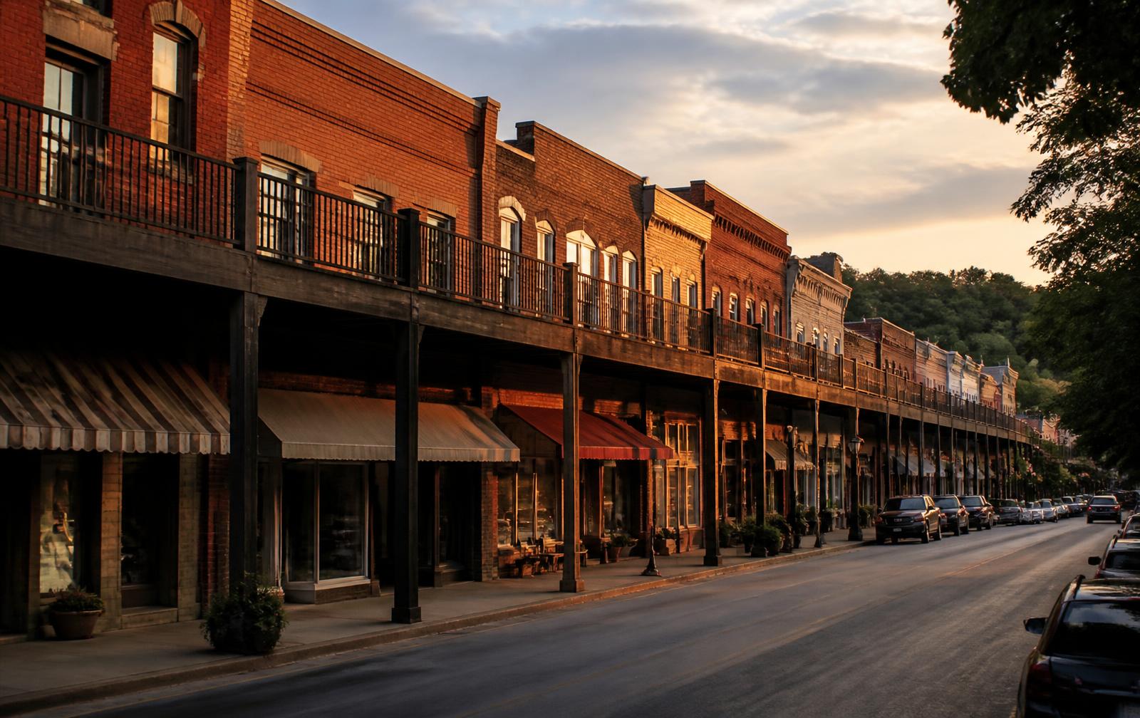 Why Downtown Morristown Has Sidewalks in the Air