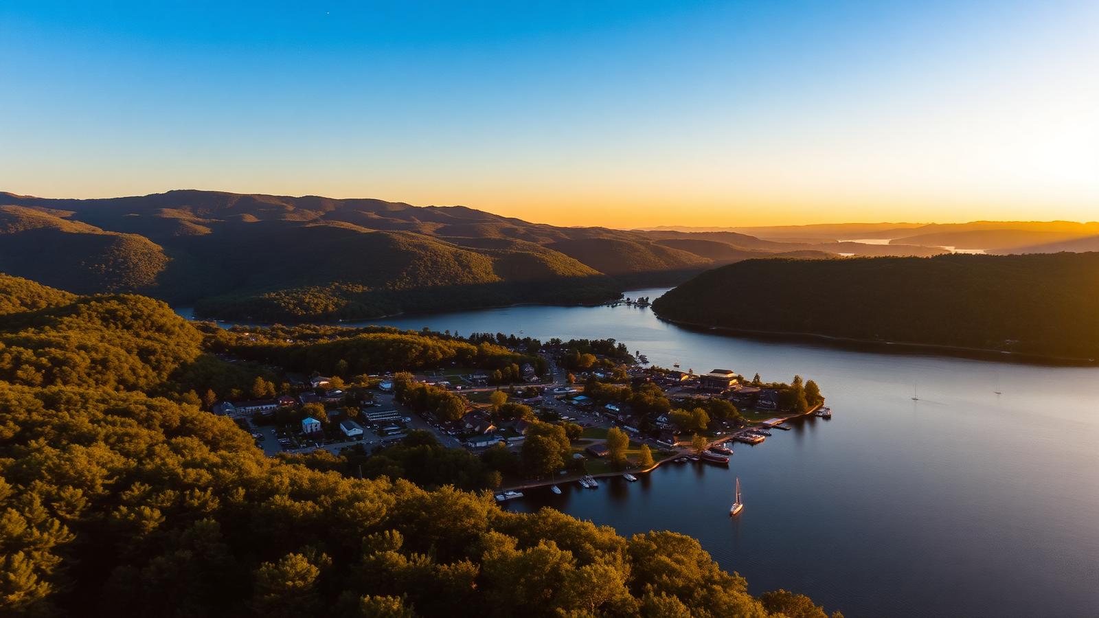 Cherokee Lake at sunset