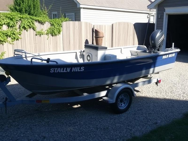 16ft Aluminum Fishing Boat + Trailer