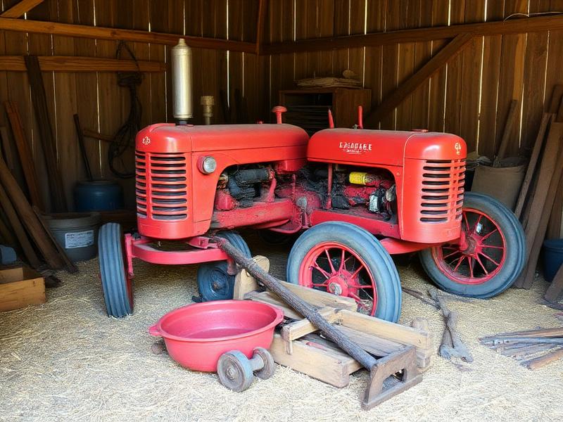 Vintage Farmall Tractor & Hand Tools