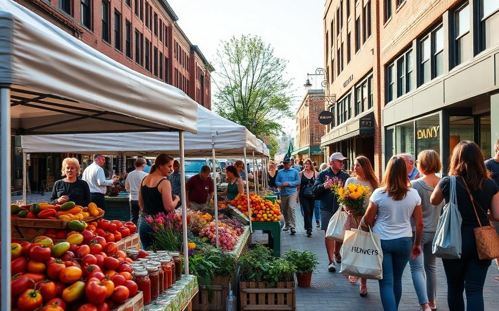 Farmers Market on Main in Downtown Morristown