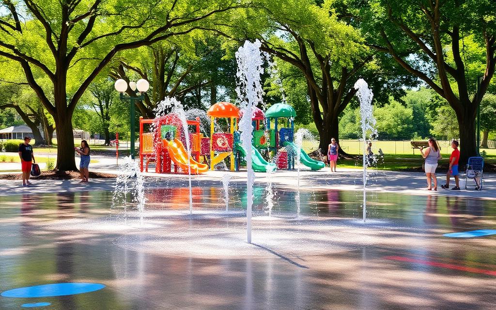 Cherokee Park & Splash Pad in Morningside Park, Morristown